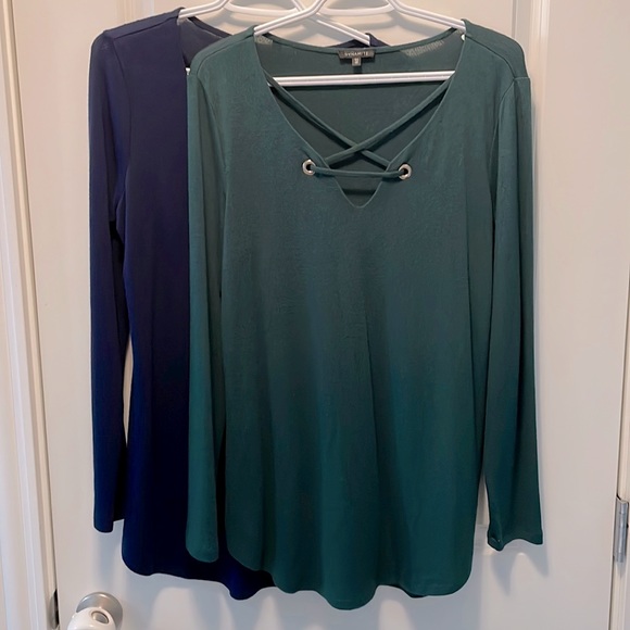 Dynamite crisscross sweaters ($15 for both!) - Picture 1 of 8